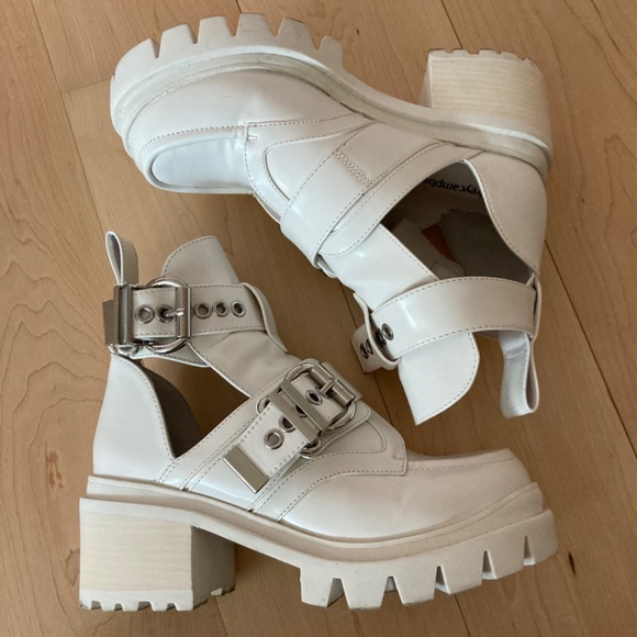 Jeffrey Campbell Shoes - Lug Sole Open Ankle Boot JEFFREY CAMPBELL